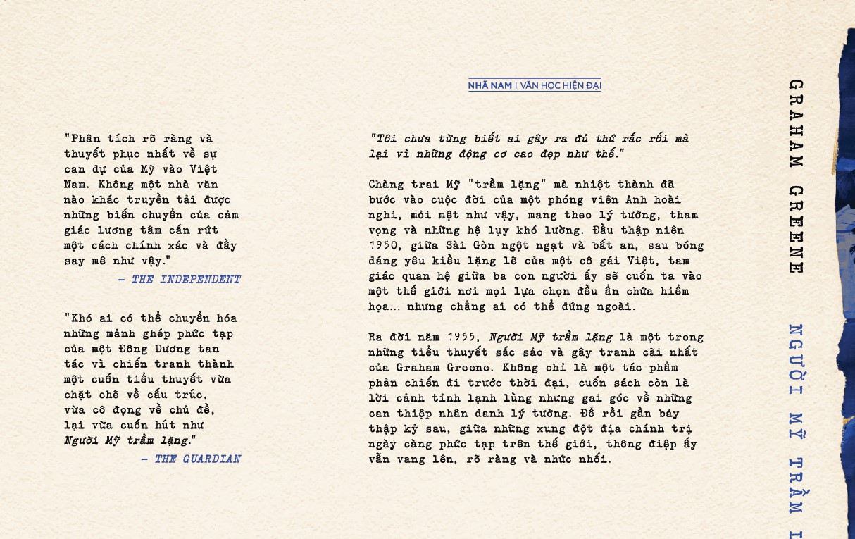 Sách - Người Mỹ trầm lặng (Graham Greene) (Nhã Nam Official)