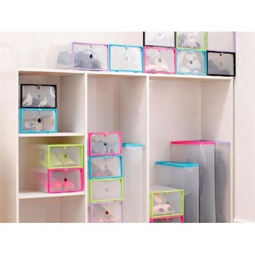 Hộp Đựng Giày Dép Có Khung Viền Nhựa