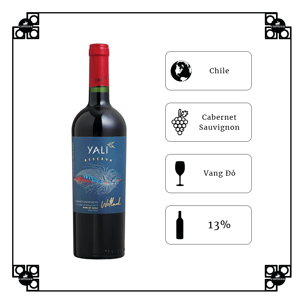 Rượu Vang Chile Yali Wetland Reserva Cabernet Sauvignon