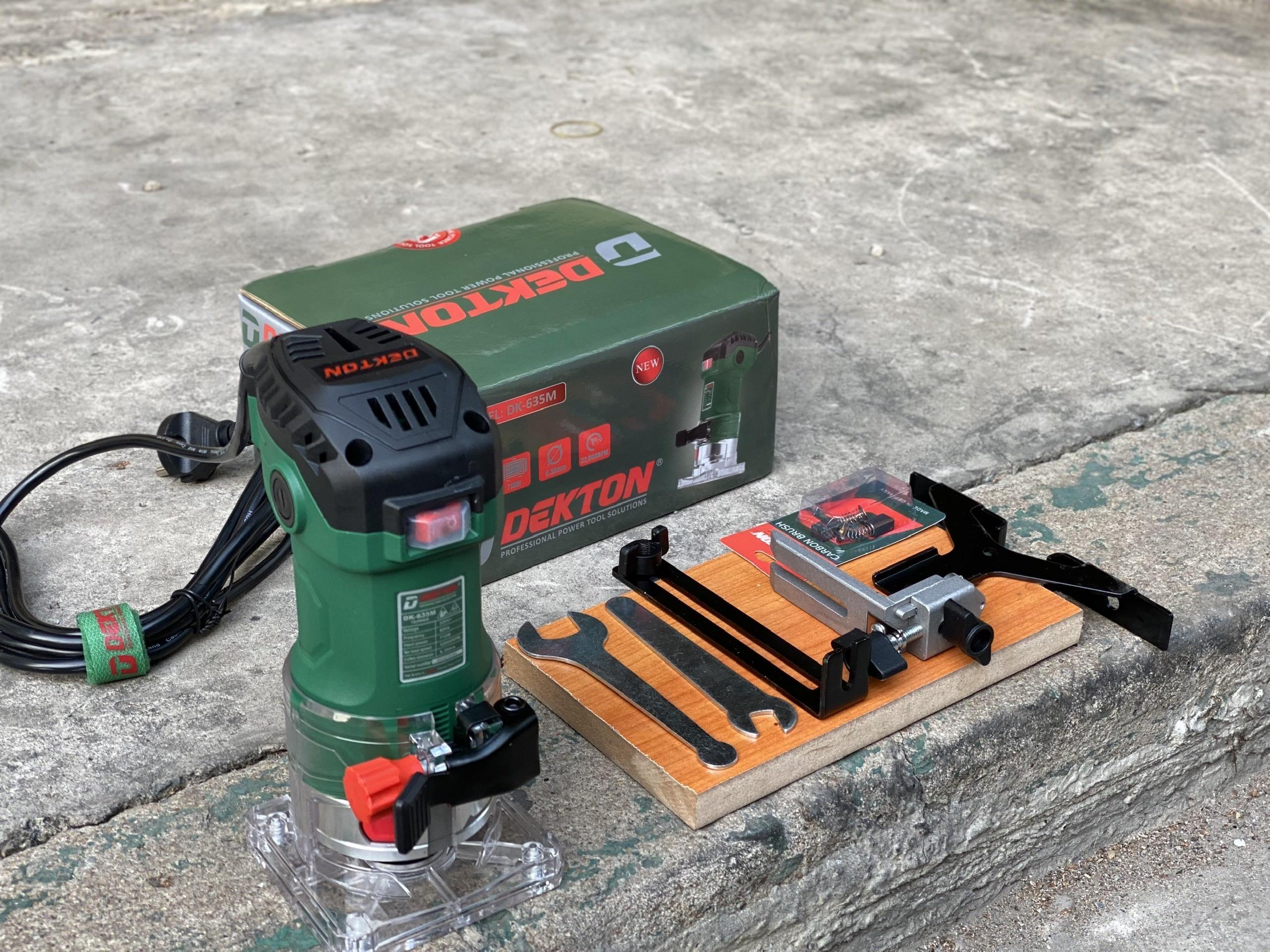 MÁY PHAY GỖ 710W   DK-635M DEKTON-HÀNG CHÍNH HÃNG