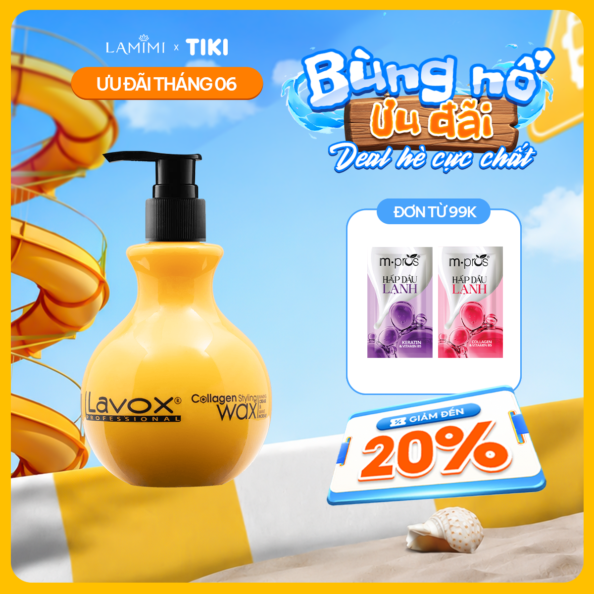 Gel Dưỡng Tóc Lavox Cranberry 60ml Giữ Nếp Tóc, Tăng Độ Bóng, Dưỡng Ẩm Tóc Mượt Lamimi Chính Hãng