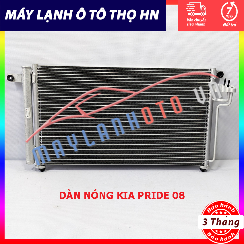 Dàn (giàn) nóng Kia Pride New 2008 hàng xịn Hàn Quốc (hàng chính hãng nhập khẩu trực tiếp)