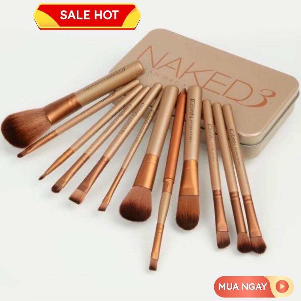 Bộ Cọ Trang Điểm NAKE 12 Cây Lông Mịn