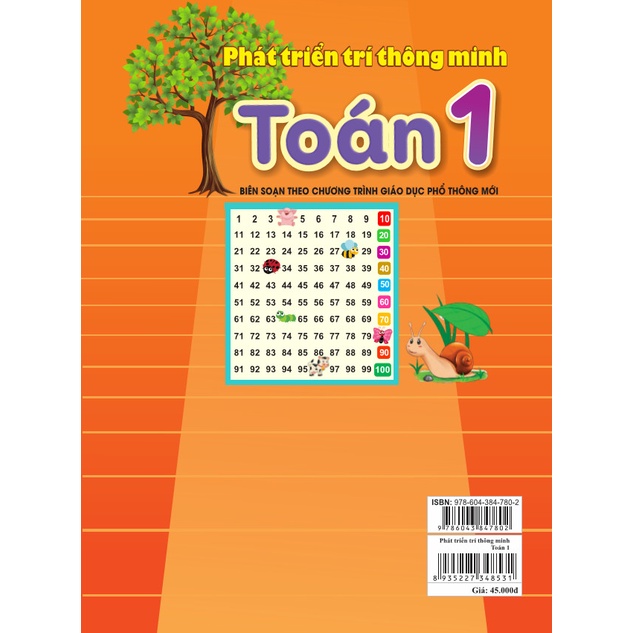 Sách - Phát Triển Trí Thông Minh Toán Lớp 1