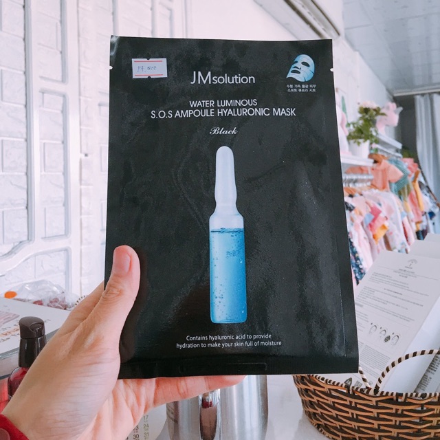 Mặt nạ JM Solution Water Luminous SOS Ampoule Hyaluronic Mask 30ml