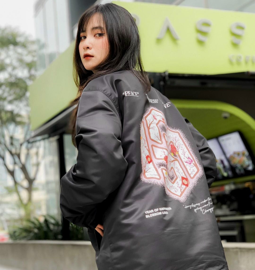 Áo khoác dù Happiness Ulzzang chất dù cao cấp 2 lớp , Form Rộng Unisex size M  L  XL  Nam Nữ Couple Đều Mặc Được - Áo khoác gió nam nữ mặc