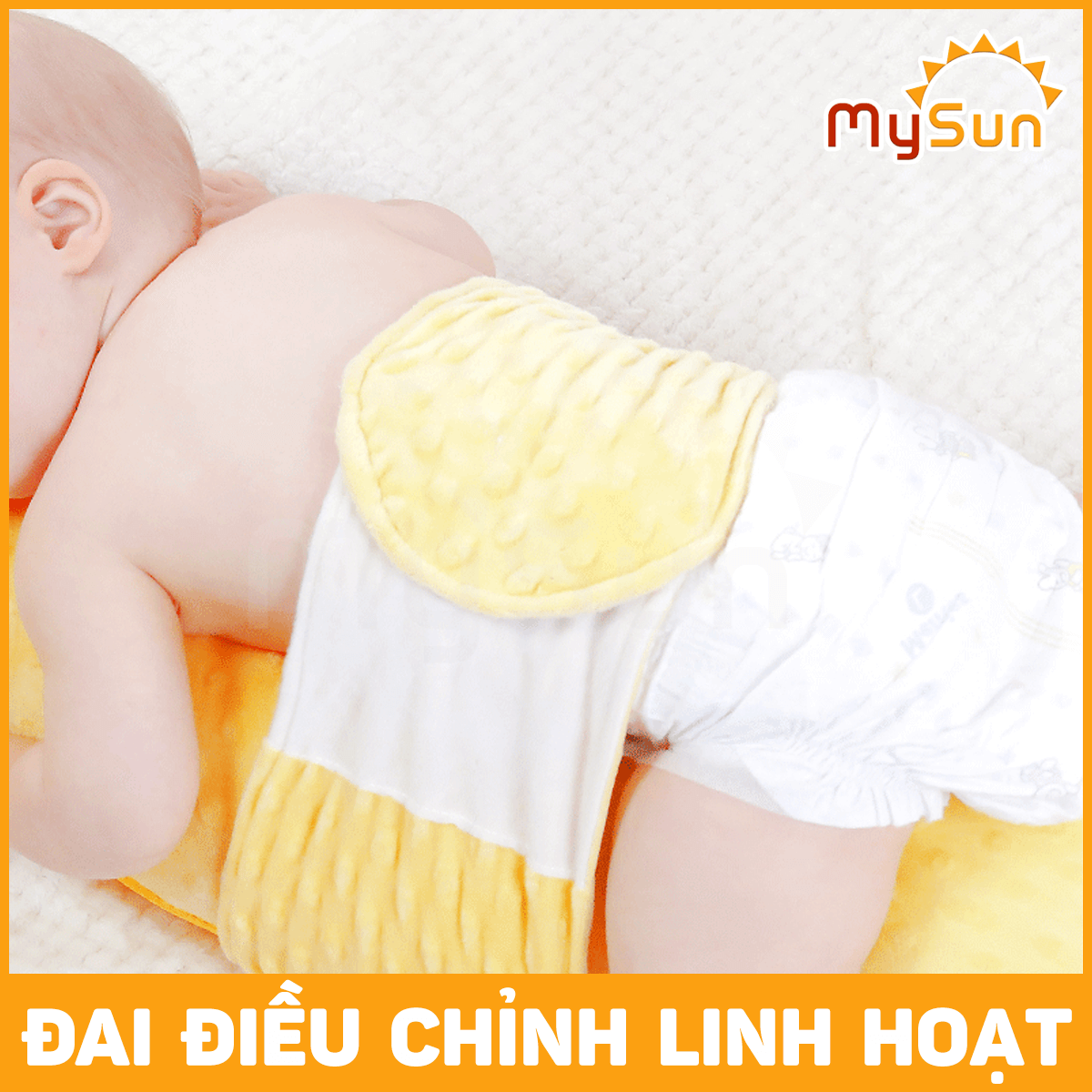Gối ôm cho trẻ em bé sơ sinh dưới 1 2 3 4 5 6 tháng tuổi chống đầy hơi đa năng MySun