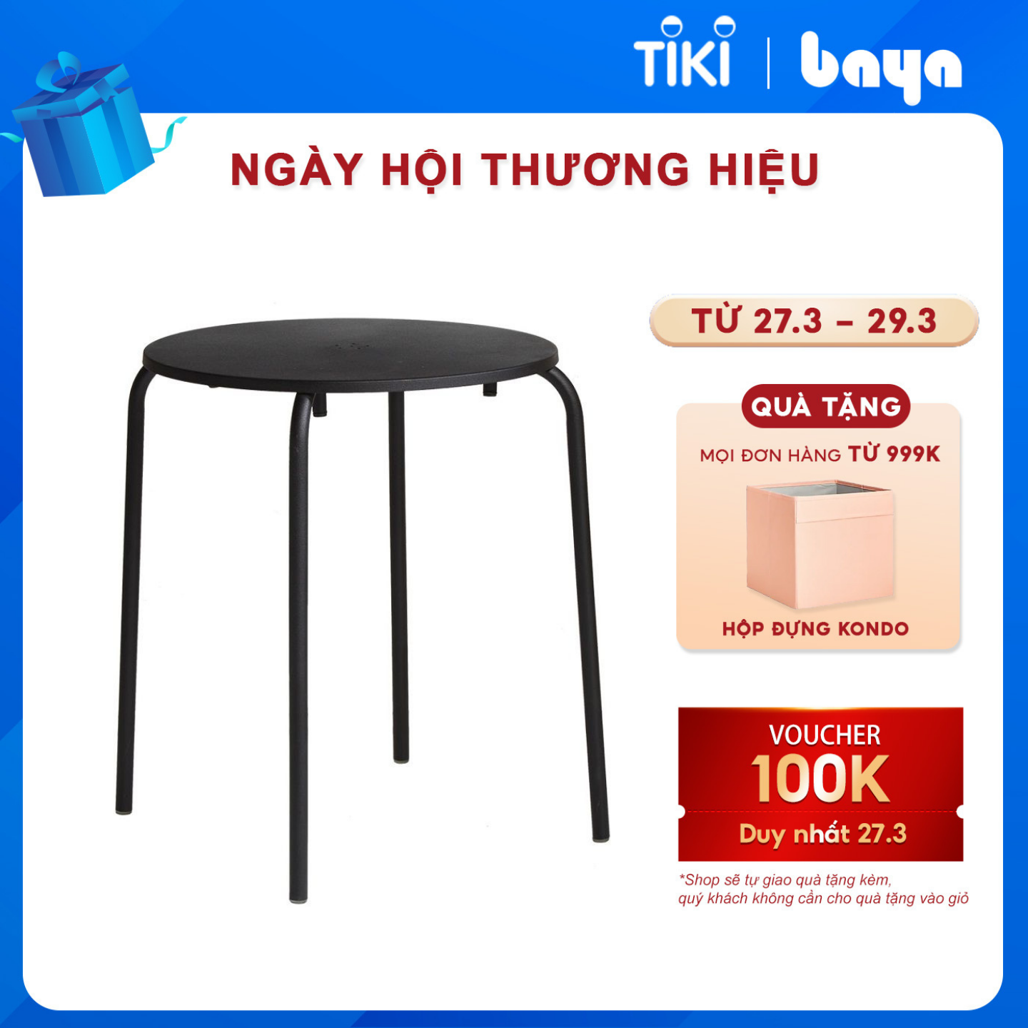 Ghế Đôn Ngoài Trời CAFE ROYALE Chất Liệu Thép Phủ Sơn Tĩnh Điện Thiết Kế Tối Giản Với Khung Ghế Vững Chãi, Mặt Ghế Bo Tròn Mềm Mại