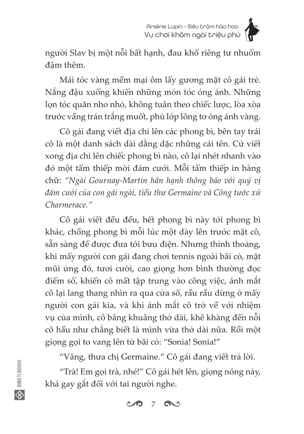 Sách Arsène Lupin - Siêu Trộm Hào Hoa- Vụ Chơi Khăm Ngài Triệu Phú