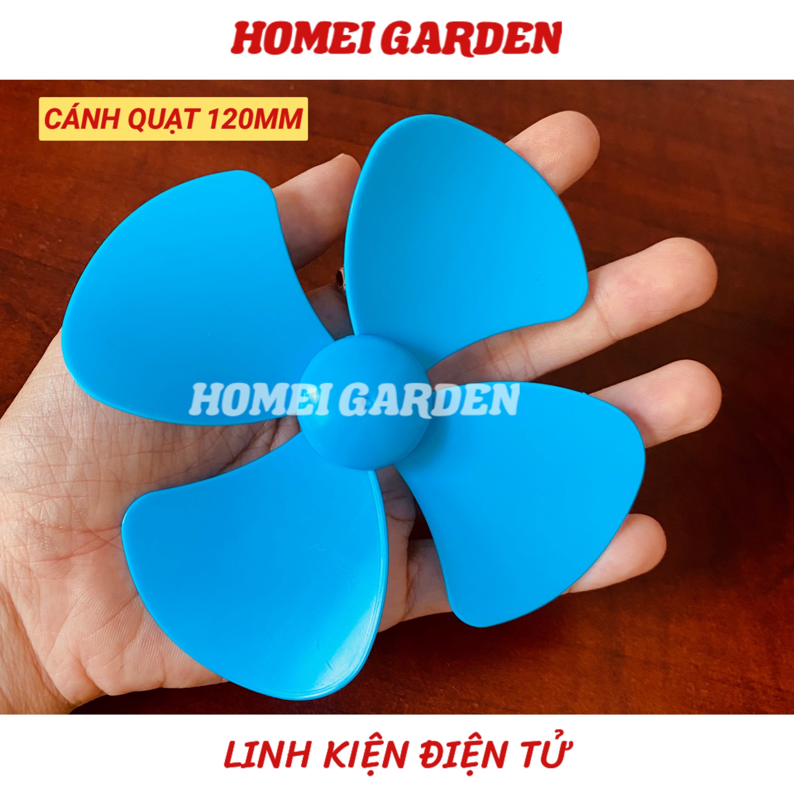 Cánh quạt mini bằng nhựa đường kính 120mm trục 2mm bền đẹp mới 100% - HM0120