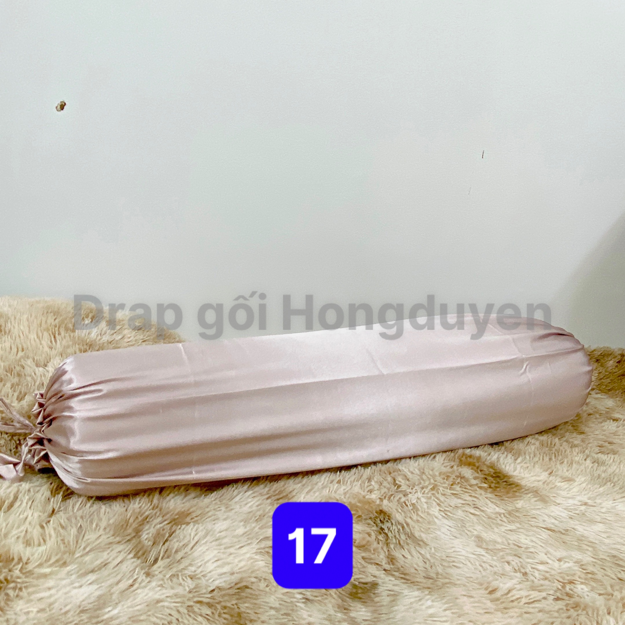Trọn bộ chăn-vỏ gối-ga phi bóng 1m6/1m8 trơn hồng da 17. Bộ drap phi bóng 1 màu. Bộ grap phi bóng. Bộ drap phi lụa. Bộ grap phi lụa. Bộ ga phi lụa. Ga giường - drap giường - grap giường - ra giường.