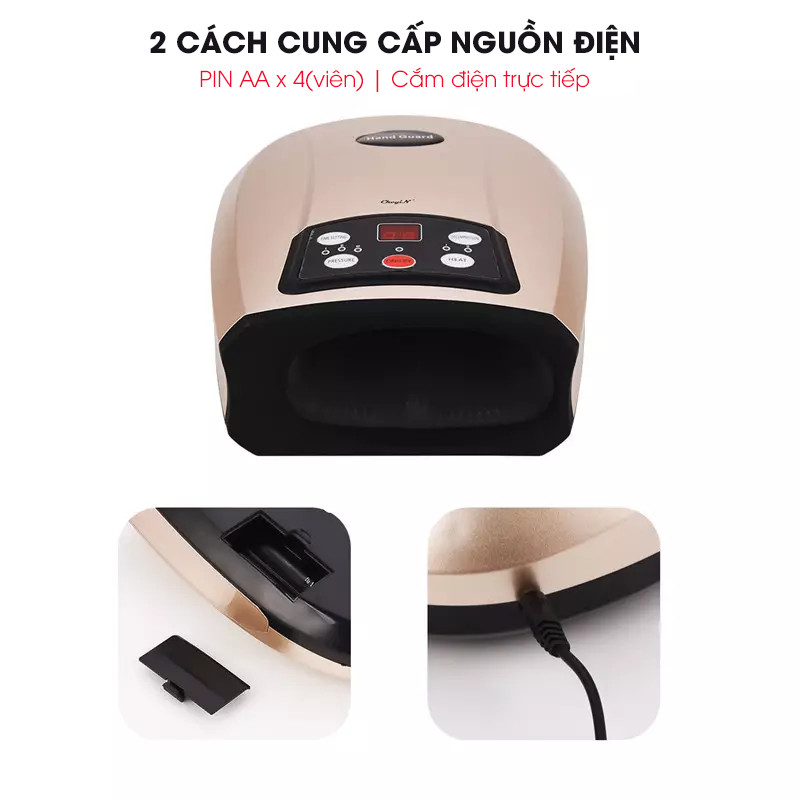 Máy Massage Bàn Tay Suteki - Chức Năng Nhiệt Giúp Giảm Đau &amp; Giảm Tê Ngón Tay