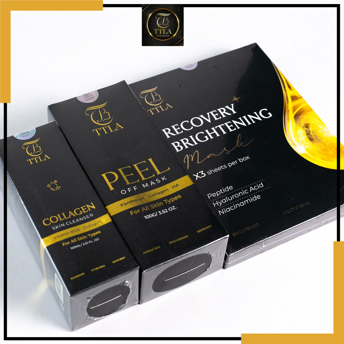 Bộ sữa rửa mặt, mặt nạ lột, mặt nạ dưỡng chăm sóc da toàn diện mờ thâm, dưỡng trắng, ngừa mụn
