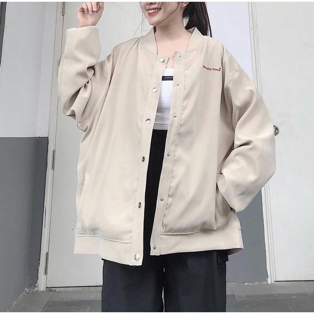 ÁO KHOÁC GIÓ NỮ FROM RỘNG CÁ TÍNH