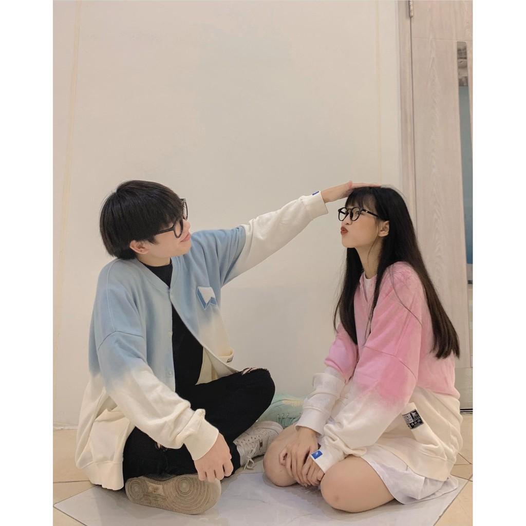 Áo Khoác Nỉ Bông Cardigan Tiedye CLICK.CLUB Loang Màu Unisex - E29