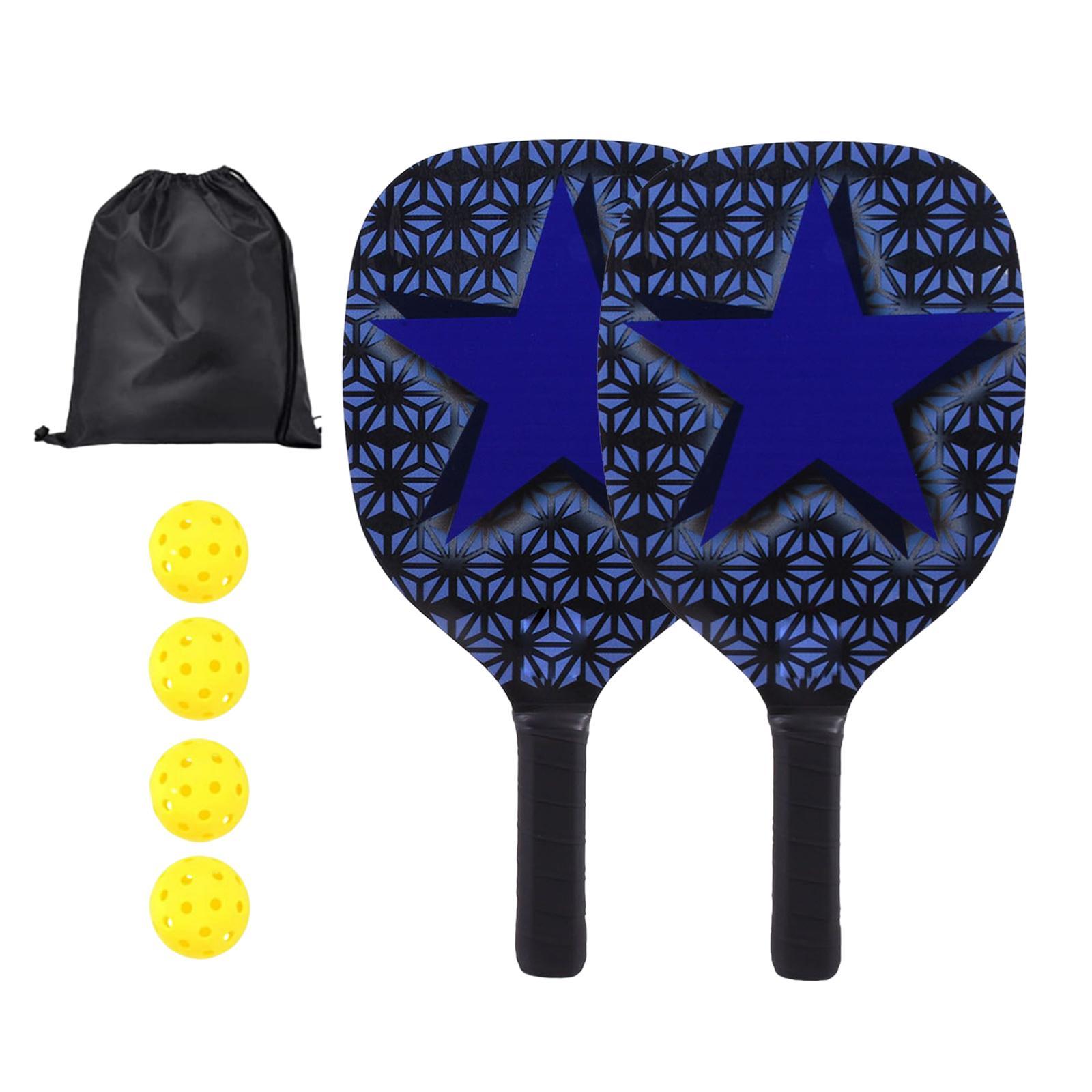 Pickleball Paddles Set of 2 with Storage Bag Pickle Ball Racquets for Indoor Outdoor