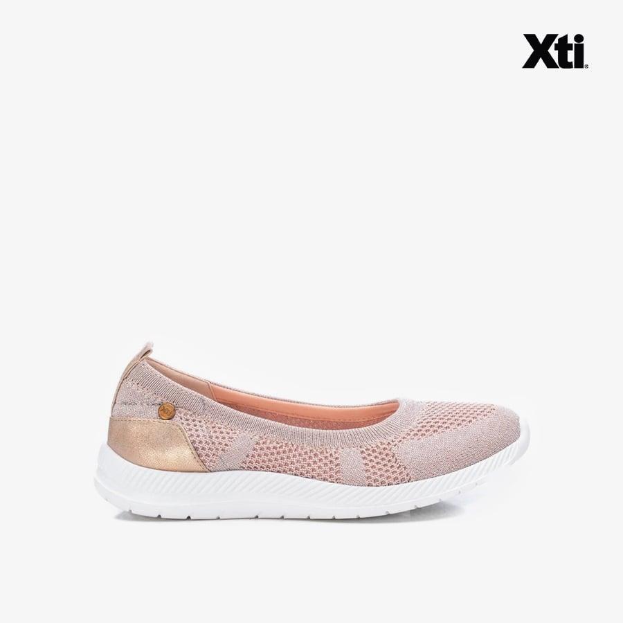 Giày Búp Bê Nữ XTI Gold Textile Ladies Shoes