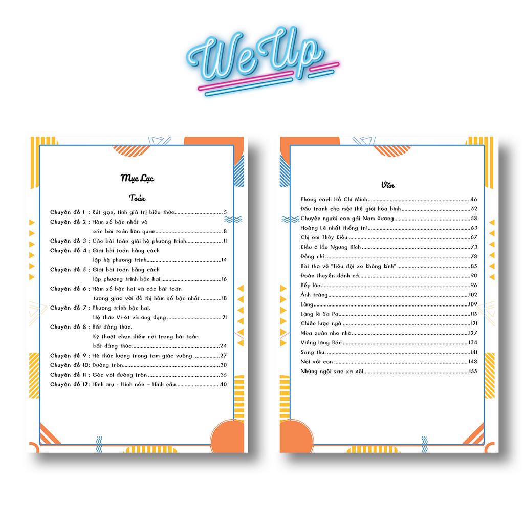 Sách- Combo Sổ Tay Đề Cương Toán Văn Anh Lớp 9 Học Theo SKETCHNOTE & Sổ Bài Tập Lý Hóa Lớp 9