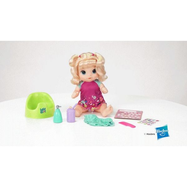 Búp bê Bé Lala Tập Ngồi Bô Baby Alive E0609