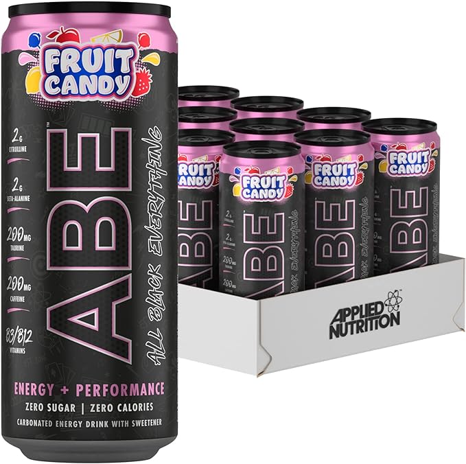 Abe Pre workout Dạng Lon - Nước Uống Tăng Lực Hỗ Trợ Tăng Sức Mạnh Năng Lượng Khi Tập Applied Nutrition