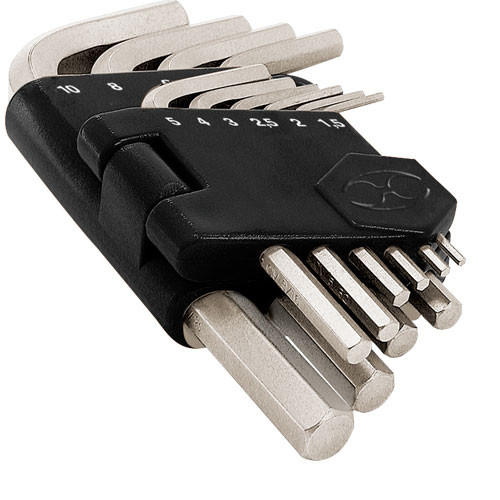 Bộ lục giác 10 cây đầu bằng 1.5-10mm Truper 15536
