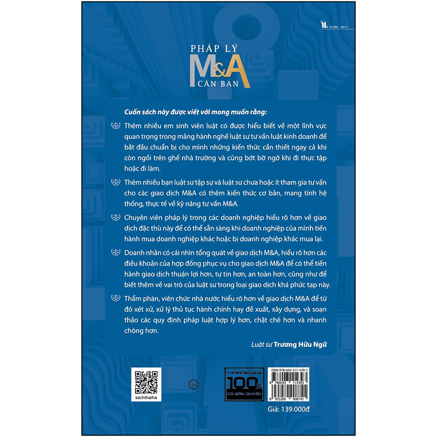 Pháp Lý M&amp;A Căn Bản (Tái Bản)
