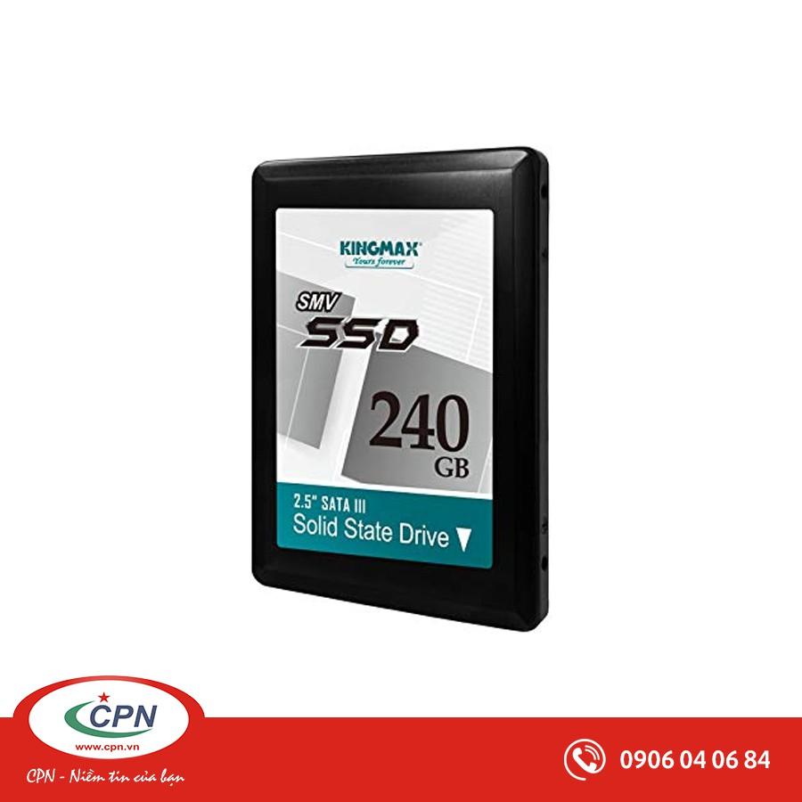 Ổ cứng thể rắn SSD Kingmax 240GB SMV32 - 2.5&quot;, SATA 6Gbps, 540/300MBps - KM240GSMV32 - Hàng Chính Hãng