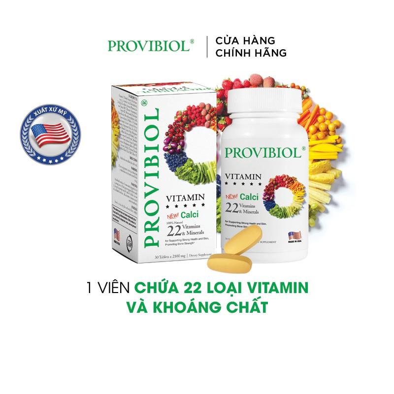 Viên Uống Vitamin Và Khoáng Chất Tăng Cường Sức Khỏe Provibiol Vitamin 30 viên