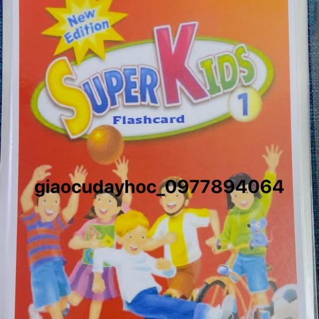 FLASHCARD SUPER KIDS 1 (138 thẻ ép plastic)