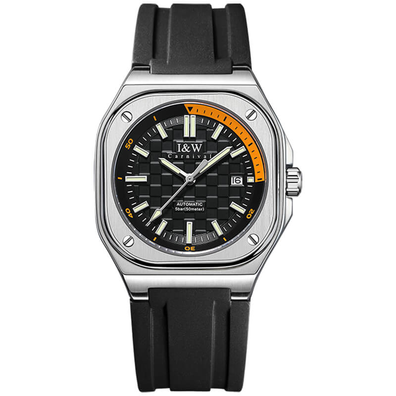 Đồng hồ nam chính hãng IW CARNIVAL IW673G-1,Kính sapphire ,chống xước,Chống nước ,BH 24 tháng,Máy cơ (Automatic)