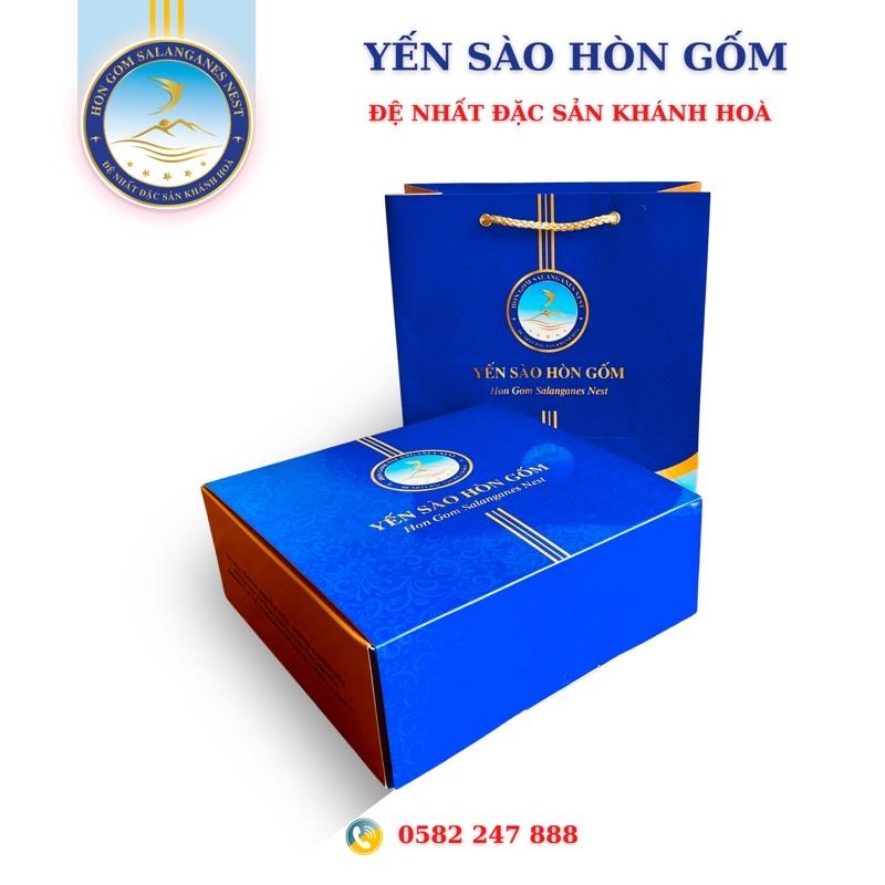 [Hộp 50/100g] Yến Sào Khánh Hoà Thô Nguyên Tổ Cao Cấp T1 - Yến Sào Hòn Gốm Chính Hiệu Khánh Hoà - HON GOM SALANGANES NEST