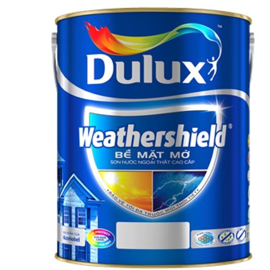 Sơn nước ngoại thất cao cấp DULUX WEATHERSHIELD Bề Mặt Mờ - BJ9 (15L)