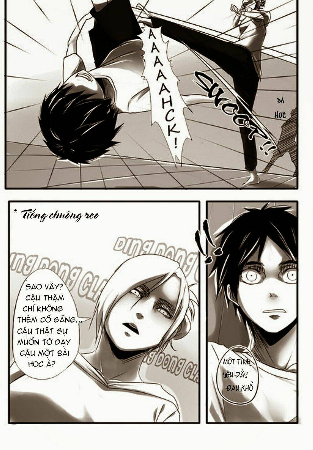 đại chiến titan - doujinshi về cuộc tình tay 4 chapter 1 4