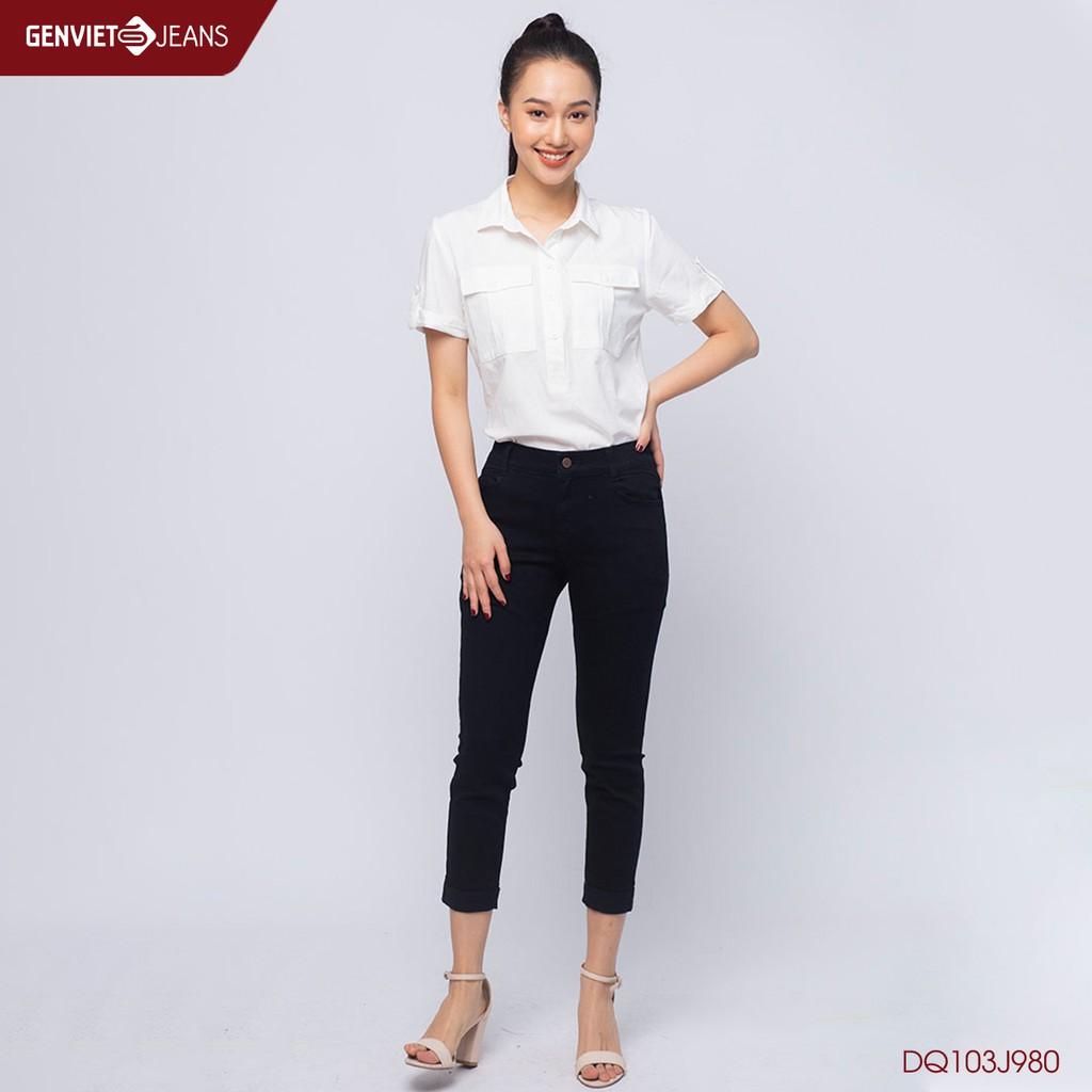 Quần dài jeans nữ DQ103J980 GENVIET