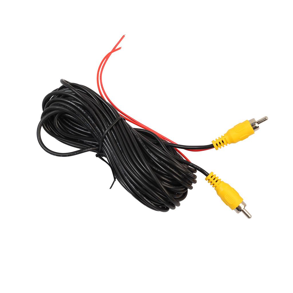 2X Car Reverse Rear View Parking Camera Video Cable With Detection Wire 20ft