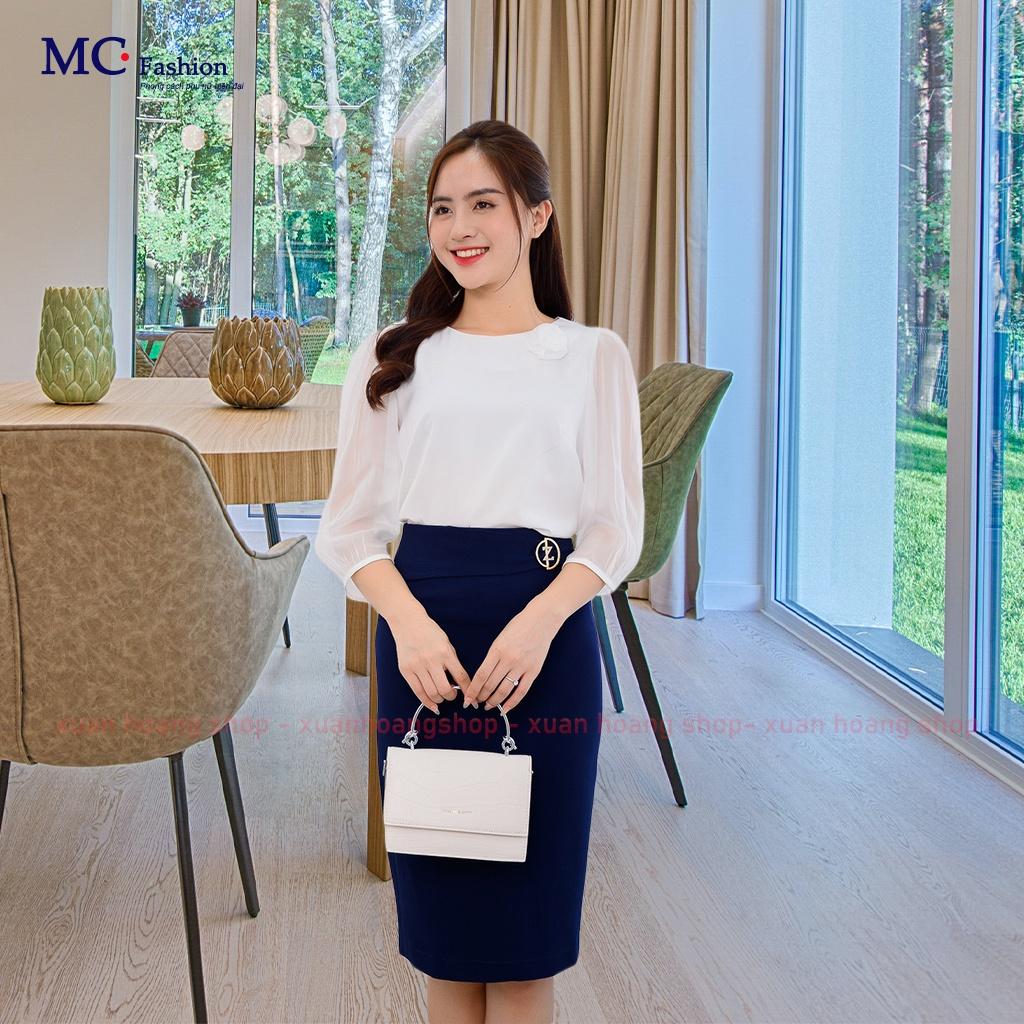 Áo Sơ Mi Trắng Nữ Công Sở Mc Fashion Ta1126