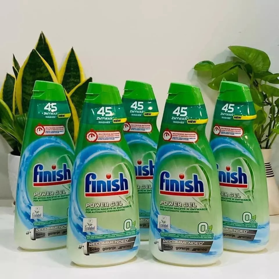 Gel rửa chén bát Finish Classic 1.3 lít chính hãng, dùng cho máy rửa bát