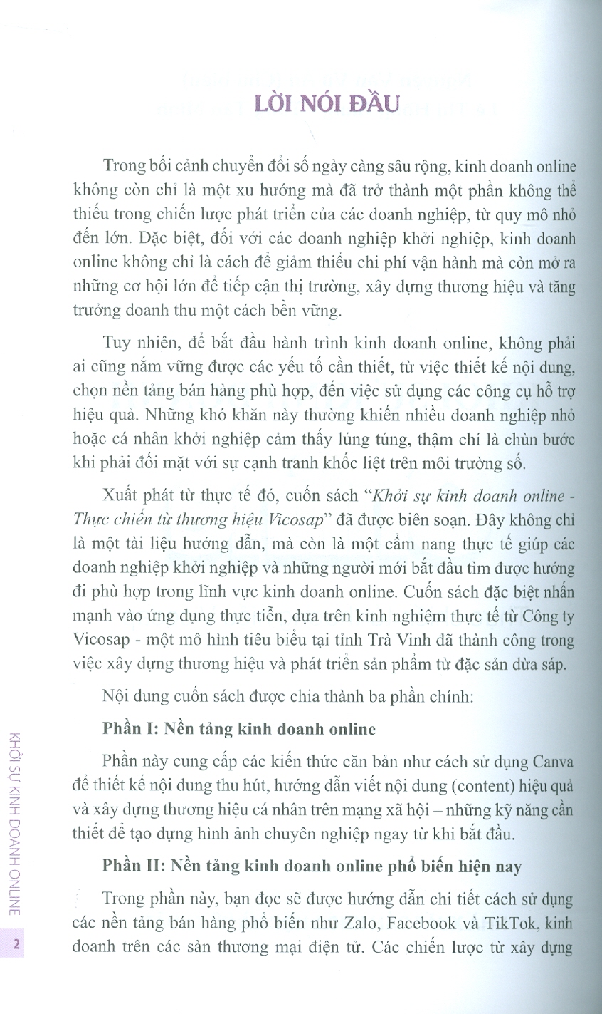 Khởi Sự Kinh Doanh Online (Thực Chiến Từ Thương Hiệu VIiosap)