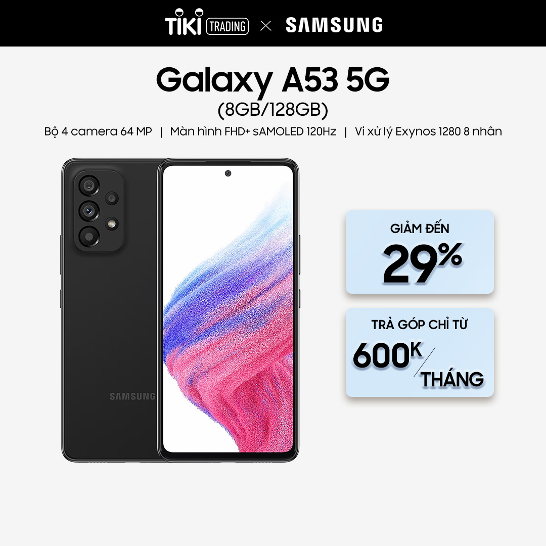Điện thoại Samsung Galaxy A53 5G - Hàng chính hãng