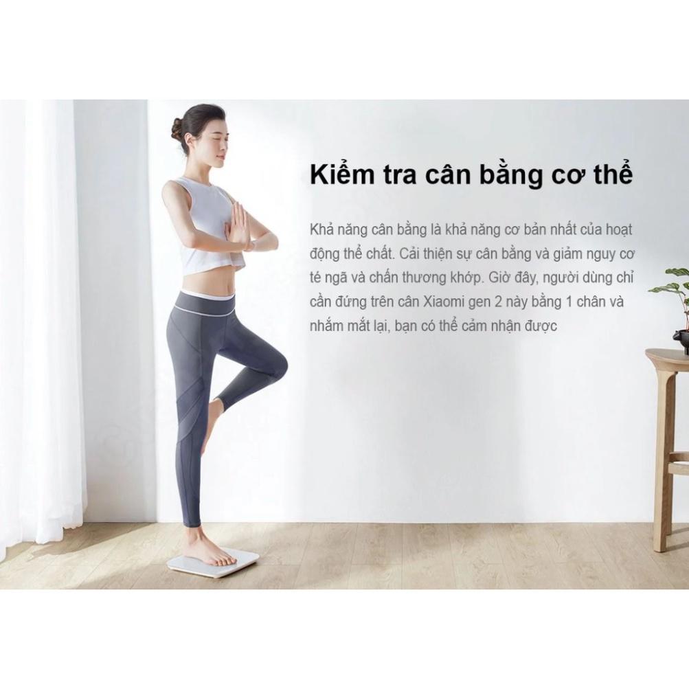 Cân thông minh Xiaomi smart scale2 - Bác Sĩ Gia Đình, Trợ Lý Sức Khỏe - Hàng Chính Hãng