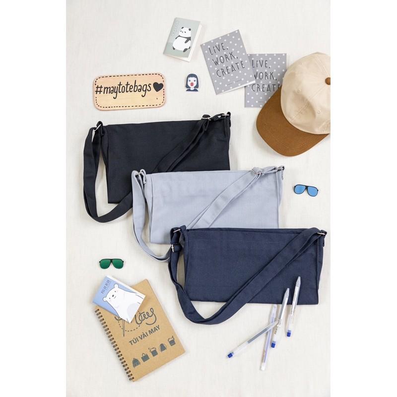 Túi vải trơn đeo chéo - May’s Tote Bag
