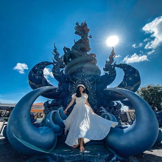 Thái Lan: Chiangmai – Chiangrai: Khám phá Chùa Trắng - Chùa Xanh & Tam Giác Vàng - Trải nghiệm ẩm thựcMichelin - 1 ngày tự do