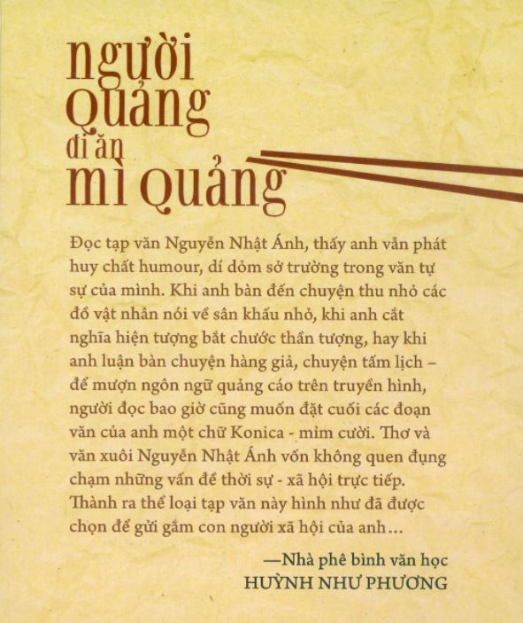 Người Quảng Đi Ăn Mì Quảng (Tái Bản - Đ)