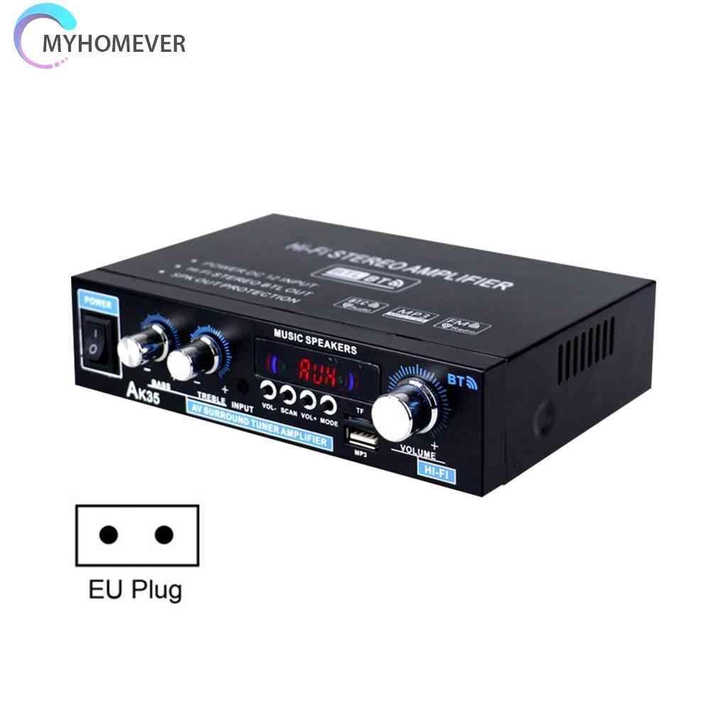 Bộ Khuếch Đại Âm Thanh Bluetooth AK35 HiFi Có Cổng USB TF RCA