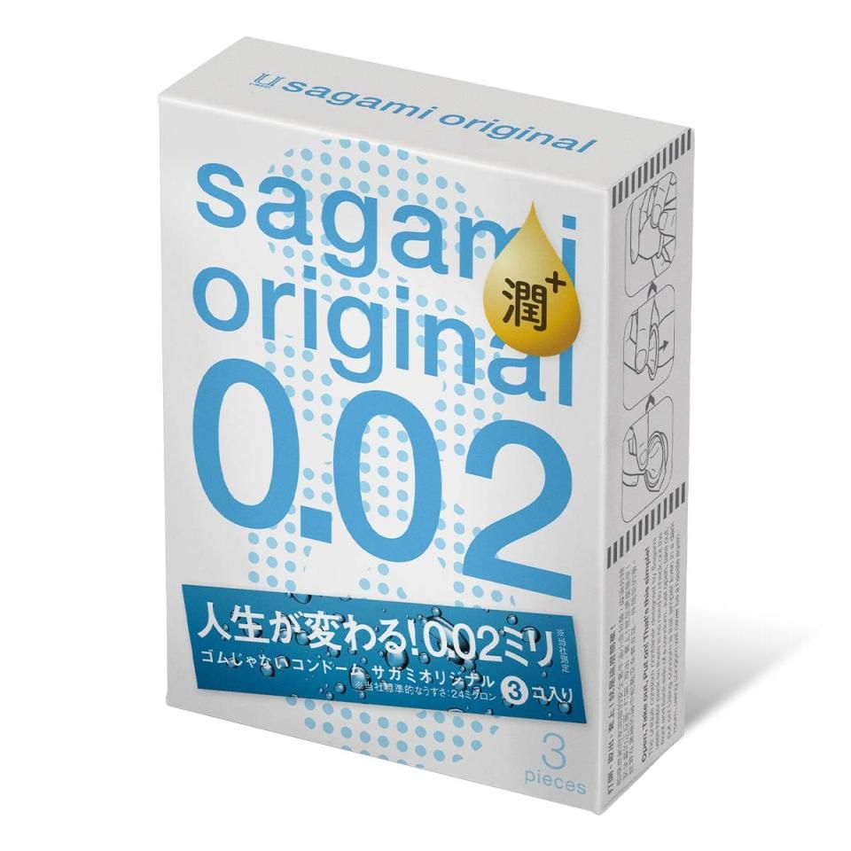 Bao Cao Su Nhiều Chất Bôi Trơn Sagami Original 0.02 (H3) + BCS Gai Kéo Dài Thời Gian Power Men Longer Plus (H3) - 100% Hàng Chính Hãng - Che Tên Sản Phẩm