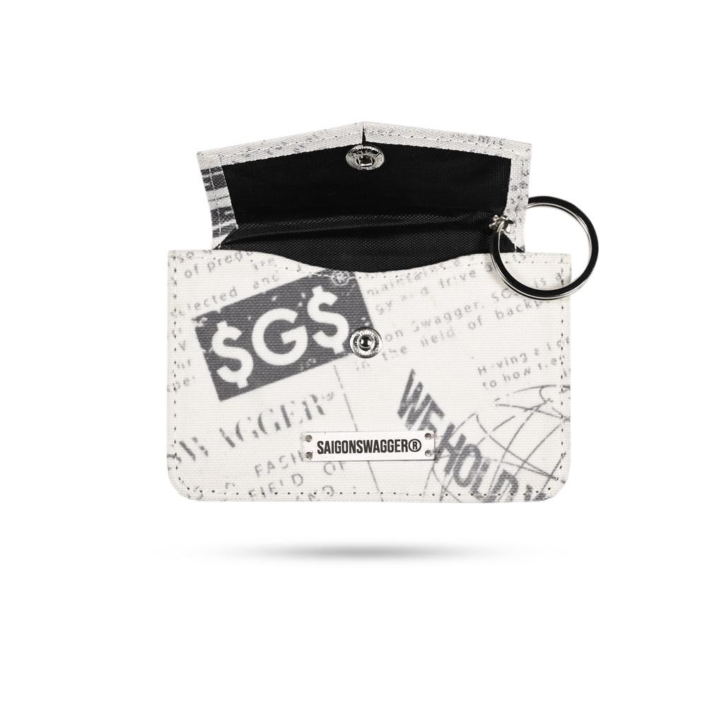 Móc Khóa Ngang In Báo SAIGON SWAGGER Journal Flap Card Keychain