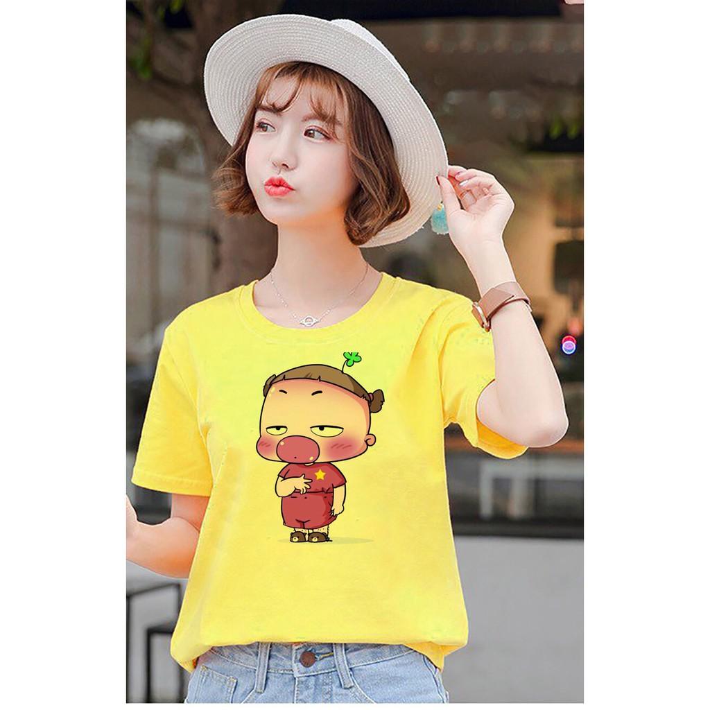 Áo thun nữ in hình dễ thương vải dày và mềm mịn ATNK1169