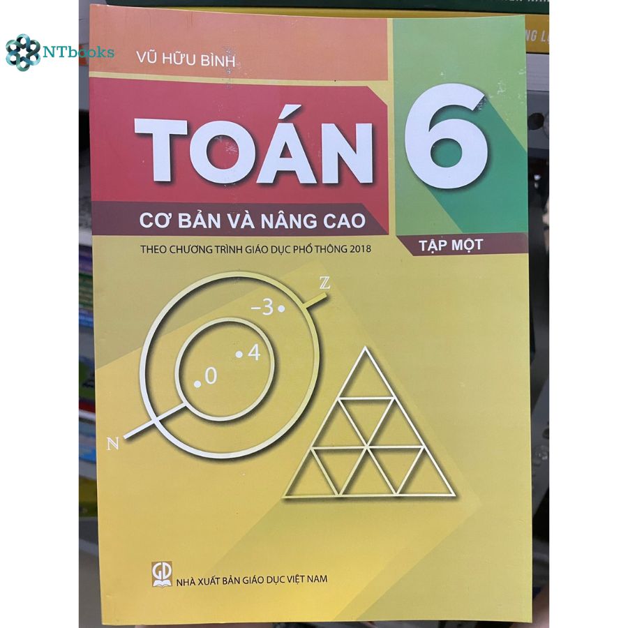 Combo 2 cuốn sách Toán 6 Cơ Bản Và Nâng Cao Tập 1 + Tập 2 (Theo chương trình giáo dục phổ thông 2018)