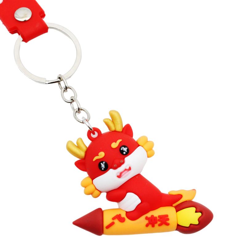 Móc Khóa Tết Hình Rồng Cưỡi Tên Lửa - WanLongDa NN-144