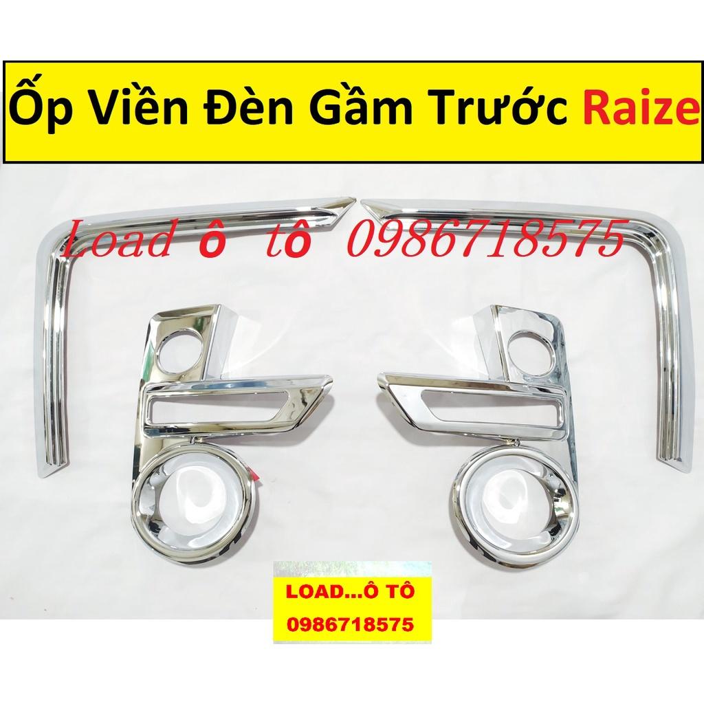 Ốp Viền Đèn Gầm Trước, Sau Xe Toyota Raize 2023-2021 Mạ Crom Sáng Bóng